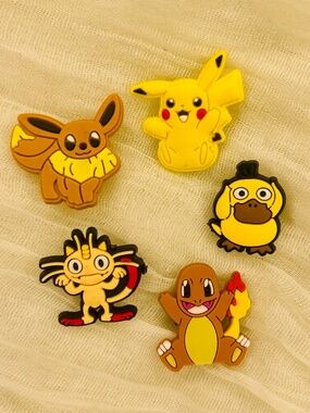 Pokemon Croc Charms, Jibbitz - Set #33